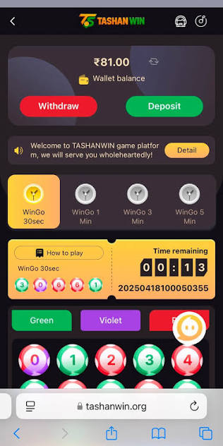 Tashan Win Real Money Game